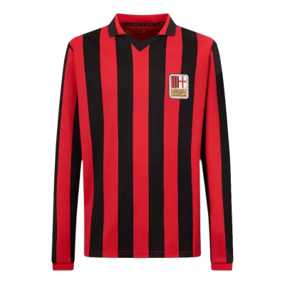 Camiseta Manga Larga AC Milan Aniversario de 125 Años 2024/25 Hombre - Versión Hincha - camisetasfutbol