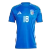 Calidad Premium Camiseta BARELLA #18 Italia Euro 2024 Primera Equipación Local Hombre - Versión Hincha - camisetasfutbol