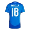 Calidad Premium Camiseta BARELLA #18 Italia Euro 2024 Primera Equipación Local Hombre - Versión Hincha - camisetasfutbol