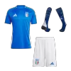 Calidad Premium Conjunto Completo Italia Euro 2024 Primera Equipación Local Hombre (Camiseta + Pantalón Corto + Calcetines) - camisetasfutbol