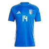 Calidad Premium Camiseta CHIESA #14 Italia Euro 2024 Primera Equipación Local Hombre - Versión Hincha - camisetasfutbol