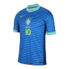 Camiseta NEYMAR JR #10 Brazil 2024 Segunda Equipación Visitante Hombre - Versión Hincha - camisetasfutbol