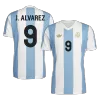 Camiseta J.ALVAREZ #9 Argentina Aniversario de 50 Años 2024 Hombre - Versión Hincha - camisetasfutbol