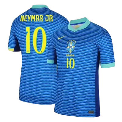 Camiseta NEYMAR JR #10 Brazil 2024 Segunda Equipación Visitante Hombre - Versión Hincha - camisetasfutbol