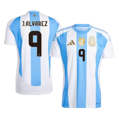 Calidad Premium Camiseta J.ALVAREZ #9 Argentina 2024 Primera Equipación Local Hombre - Versión Hincha - camisetasfutbol