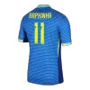 Camiseta RAPHINHA #11 Brazil Copa América 2024 Segunda Equipación Visitante Hombre - Versión Hincha - camisetasfutbol