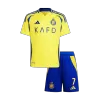 Miniconjunto RONALDO #7 Al Nassr 2024/25 Primera Equipación Local Niño (Camiseta + Pantalón Corto) - camisetasfutbol