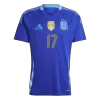 Calidad Premium Camiseta GARNACHO #17 Argentina 2024 Segunda Equipación Visitante Hombre - Versión Hincha - camisetasfutbol