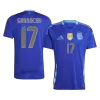 Calidad Premium Camiseta GARNACHO #17 Argentina 2024 Segunda Equipación Visitante Hombre - Versión Hincha - camisetasfutbol