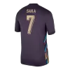 Camiseta SAKA #7 Inglaterra Euro 2024 Segunda Equipación Visitante Hombre - Versión Hincha - camisetasfutbol