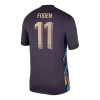 Camiseta FODEN #11 Inglaterra Euro 2024 Segunda Equipación Visitante Hombre - Versión Hincha - camisetasfutbol