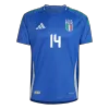 Camiseta Auténtica CHIESA #14 Italia 2024 Primera Equipación Local Hombre - Versión Jugador - camisetasfutbol