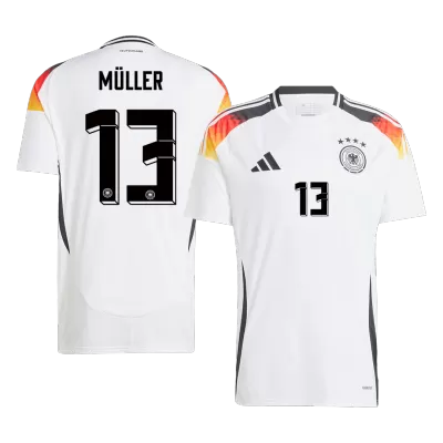 Camiseta MÜLLER #13 Alemania Euro 2024 Primera Equipación Local Hombre - Versión Hincha - camisetasfutbol