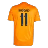 Camiseta Auténtica RODRYGO #11 Real Madrid 2024/25 Segunda Equipación Visitante Hombre - Versión Jugador - camisetasfutbol