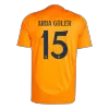 Camiseta Auténtica ARDA GÜLER #15 Real Madrid 2024/25 Segunda Equipación Visitante Hombre - Versión Jugador - camisetasfutbol