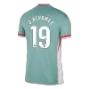 Camiseta J.ALVAREZ #19 Atlético de Madrid 2024/25 Segunda Equipación Visitante Hombre - Versión Hincha - camisetasfutbol