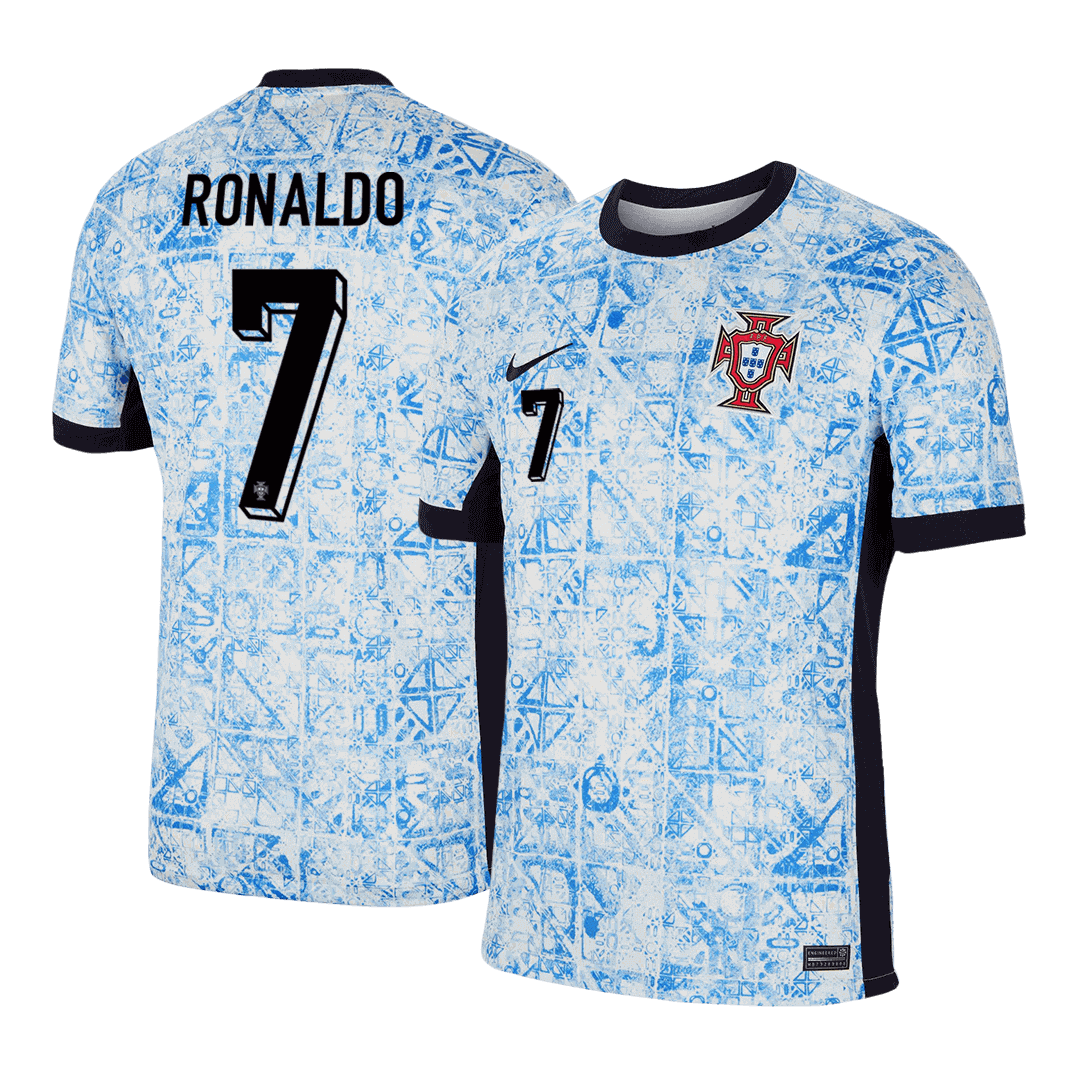 Camiseta RONALDO #7 Portugal Euro Segunda Equipación Visitante Hombre - Versión Hincha - camisetasfutbol