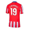 Camiseta Auténtica J.ALVAREZ #19 Atlético de Madrid 2024/25 Primera Equipación Local Hombre - Versión Jugador - camisetasfutbol