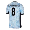 Camiseta B.FERNANDES #8 Portugal Euro 2024 Segunda Equipación Visitante Hombre - Versión Hincha - camisetasfutbol