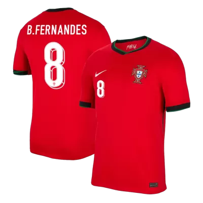 Camiseta B.FERNANDES #8 Portugal Euro 2024 Primera Equipación Local Hombre - Versión Hincha - camisetasfutbol