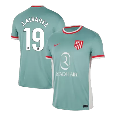 Camiseta J.ALVAREZ #19 Atlético de Madrid 2024/25 Segunda Equipación Visitante Hombre - Versión Hincha - camisetasfutbol