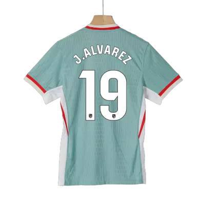 Camiseta Auténtica J.ALVAREZ #19 Atlético de Madrid 2024/25 Segunda Equipación Visitante Hombre - Versión Jugador - camisetasfutbol