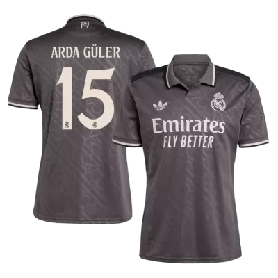 Camiseta ARDA GÜLER #15 Real Madrid 2024/25 Tercera Equipación Hombre - Versión Hincha - camisetasfutbol