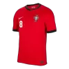 Camiseta B.FERNANDES #8 Portugal Euro 2024 Primera Equipación Local Hombre - Versión Hincha - camisetasfutbol