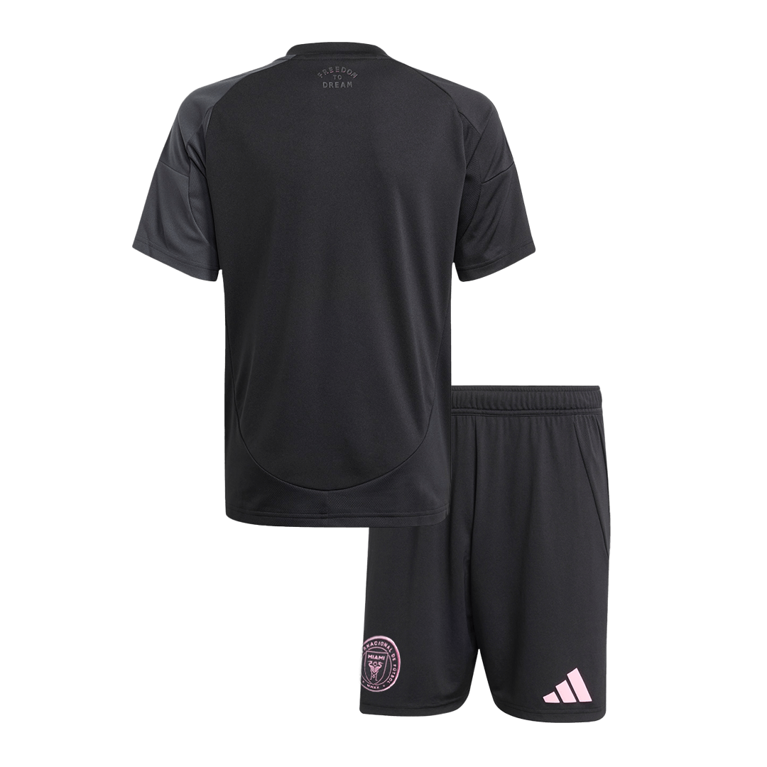 Miniconjunto Inter Miami CF 2025 Segunda Equipación Visitante Niño (Camiseta + Pantalón Corto) - camisetasfutbol
