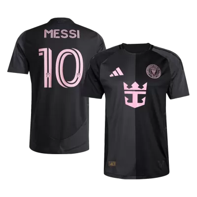 Camiseta Auténtica MESSI #10 Inter Miami CF 2025 Segunda Equipación Visitante Hombre - Versión Jugador - camisetasfutbol