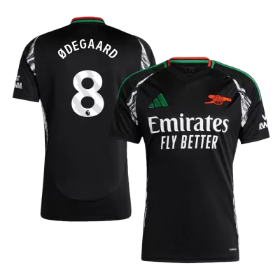 Camiseta ØDEGAARD #8 Arsenal 2024/25 Segunda Equipación Visitante Hombre - Versión Hincha - camisetasfutbol