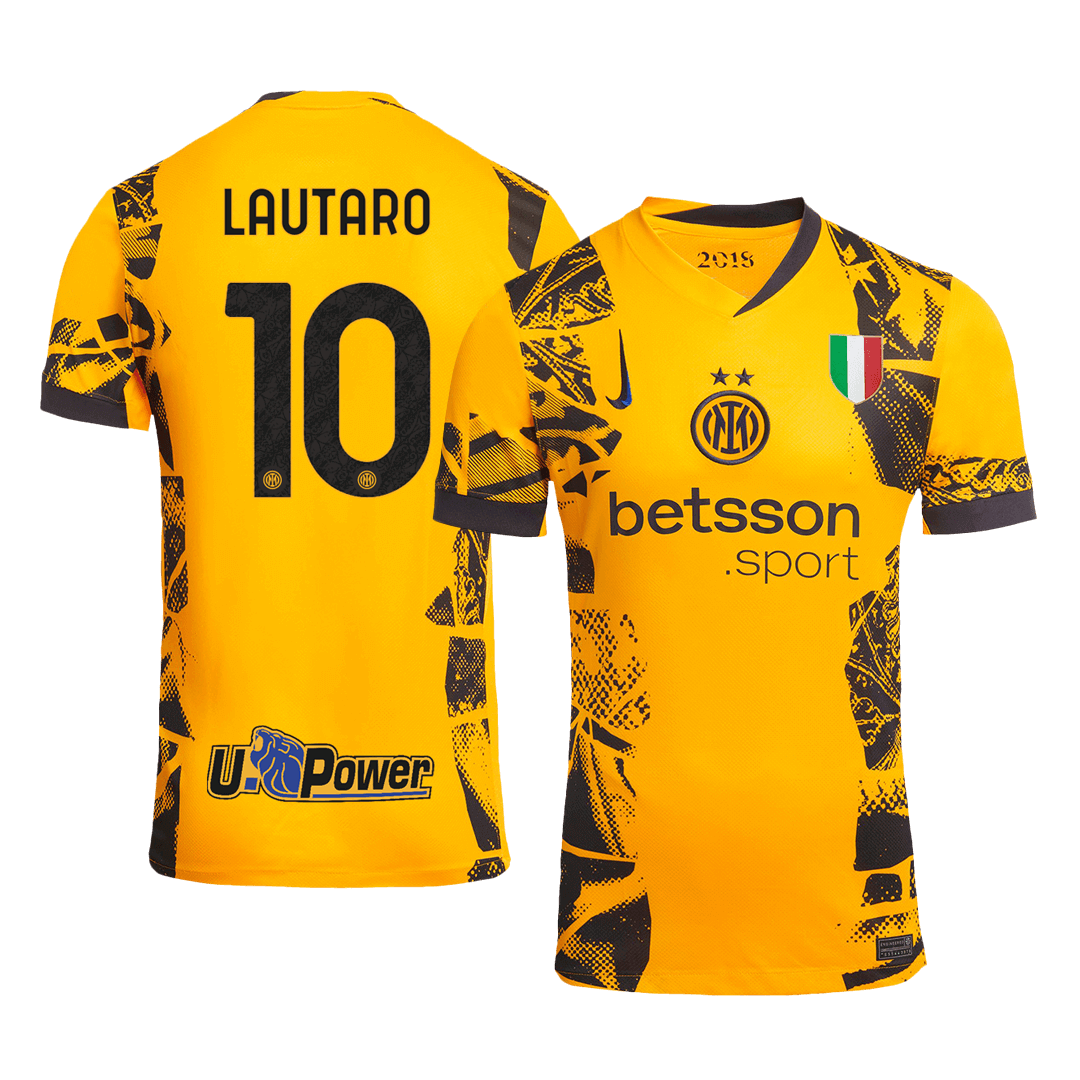 Camiseta LAUTARO #10 Inter de Milán Tercera Equipación Hombre - Versión Hincha - camisetasfutbol
