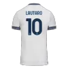 Camiseta Auténtica LAUTARO #10 Inter de Milán 2024/25 Segunda Equipación Visitante Hombre - Versión Jugador - camisetasfutbol