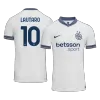 Camiseta Auténtica LAUTARO #10 Inter de Milán 2024/25 Segunda Equipación Visitante Hombre - Versión Jugador - camisetasfutbol