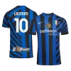 Camiseta LAUTARO #10 Inter de Milán 2024/25 Primera Equipación Local Hombre - Versión Hincha - camisetasfutbol