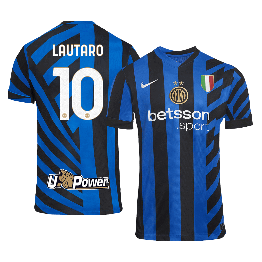 Camiseta LAUTARO #10 Inter de Milán Primera Equipación Local Hombre - Versión Hincha - camisetasfutbol
