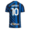 Camiseta Auténtica LAUTARO #10 Inter de Milán 2024/25 Primera Equipación Local Hombre - Versión Jugador - camisetasfutbol