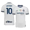 Camiseta LAUTARO #10 Inter de Milán 2024/25 Segunda Equipación Visitante Hombre - Versión Hincha - camisetasfutbol