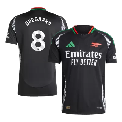 Camiseta Auténtica ØDEGAARD #8 Arsenal 2024/25 Segunda Equipación Visitante Hombre - Versión Jugador - camisetasfutbol