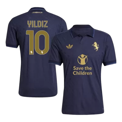 Camiseta Auténtica YILDIZ #10 Juventus 2024/25 Tercera Equipación Hombre - Versión Jugador - camisetasfutbol