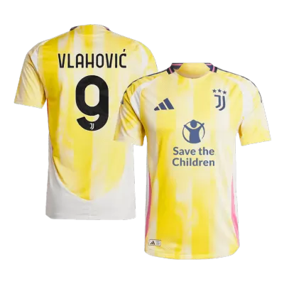 Camiseta Auténtica VLAHOVIĆ #9 Juventus 2024/25 Segunda Equipación Visitante Hombre - Versión Jugador - camisetasfutbol