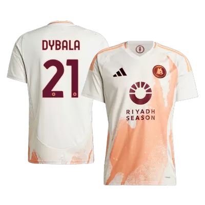 Camiseta DYBALA #21 Roma 2024/25 Segunda Equipación Visitante Hombre - Versión Hincha - camisetasfutbol