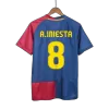 UCL Camiseta Retro 2008/09 A.INIESTA #8 Barcelona Primera Equipación Local Hombre - Versión Hincha - camisetasfutbol