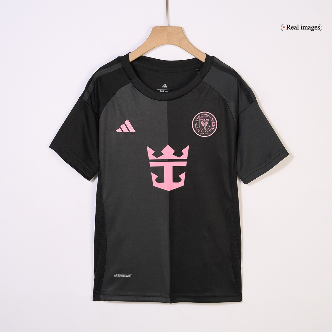 Miniconjunto Inter Miami CF 2025 Segunda Equipación Visitante Niño (Camiseta + Pantalón Corto) - camisetasfutbol