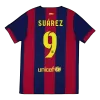 Camiseta Retro 2014/15 SUÁREZ #9 Barcelona Primera Equipación Local Hombre - Versión Hincha - camisetasfutbol