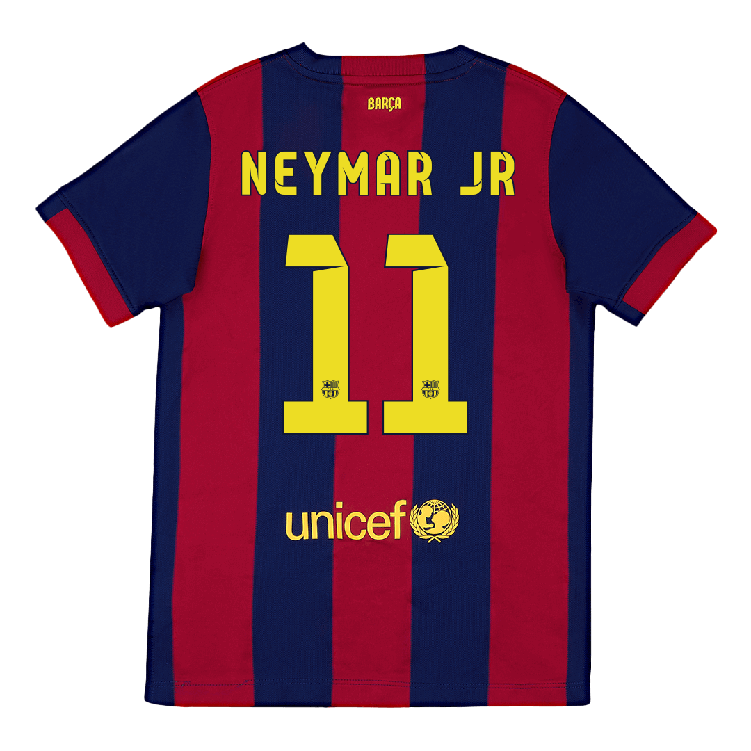 Camiseta Retro 2014/15 NEYMAR JR #11 Barcelona Primera Equipación