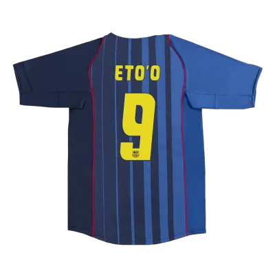 Camiseta Retro 2004/05 ETO'O #9 Barcelona Segunda Equipación Visitante Hombre - Versión Hincha - camisetasfutbol