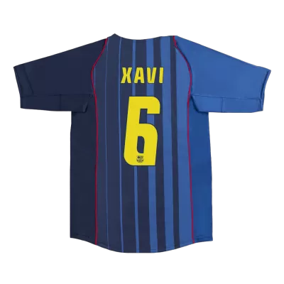 Camiseta Retro 2004/05 XAVI #6 Barcelona Segunda Equipación Visitante Hombre - Versión Hincha - camisetasfutbol