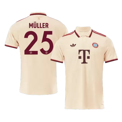 UCL Camiseta MÜLLER #25 Bayern Munich Tercera Equipación - Versión Hincha - camisetasfutbol