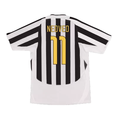 Camiseta Retro 2003/04 NEDVED #11 Juventus Primera Equipación Local Hombre - Versión Hincha - camisetasfutbol